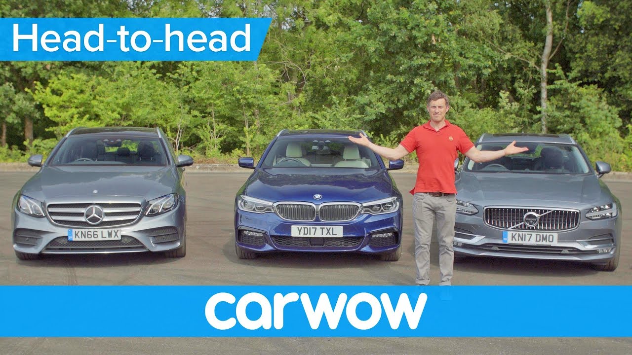 Volvo V90 v BMW 5 Series Touring v Mercedes E-Class Estate 2018