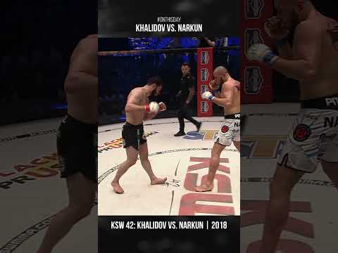 5 lat temu Tomasz Narkun zatrzymał Mameda Khalidova po 19 walkach bez porażki! #OnThisDay
