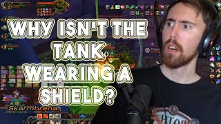 Asmongold Reacts to Dual Wield Tank Guide by Skarmbrena