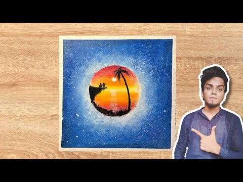 How to draw oil pastel drawing step by step😃#youtube #art #oilpastel #viralvideo