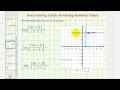 Understanding Limits Involving Absolute Value Functions