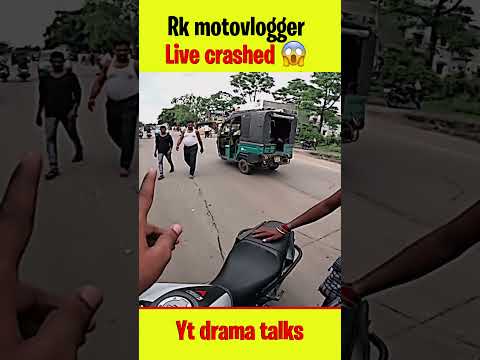02/100 Rk motovlogger Live Crashed ?? #shorts #minivlog #motovlog #rajadc #youtubeshorts #viral