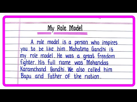 Essay On My Role Model | My Role Model Essay Writing | Role Model Essay | Essay On Mahatma Gandhi