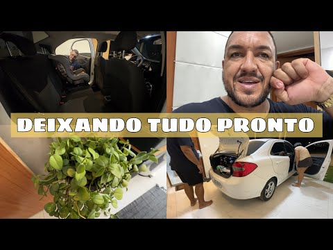 PEGAMOS O CARRO | TUDO PRONTO | INSTALAMOS AS CADEIRINHAS NOVAS + MUITO ÚTIL PRA VIAGEM!!