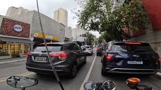 KLE 621 FULL KAWASAKI Z900  RS COLETOR E PONTEIRA SO O CANO ARREGAÇANDO NA  AVENIDA EUROPA SÃO PAULO