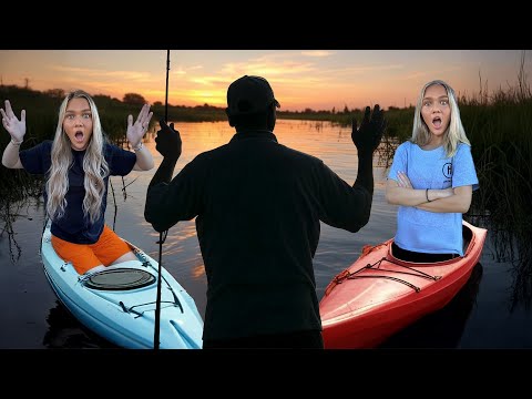 Trespasser Confronts Twins while kayak fishing!