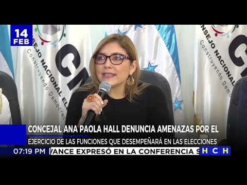 "Ha traspasado los límites y tocaron lo más sagrado": Consejera Ana Paola Hall denuncia amenazas