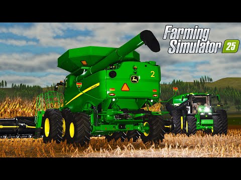 MEGA FROTA DA JOHN DEERE , FAZENDA MAIS RICA DA REGIÃO - Farming Simulator 25 | EP.35