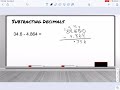 Multiplying and Dividing Decimals