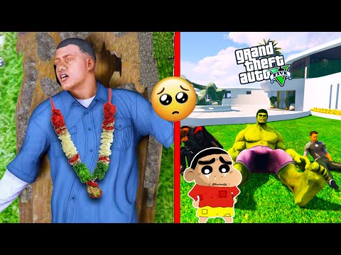 Franklin Died Emotional Video GTA 5 With Avengers