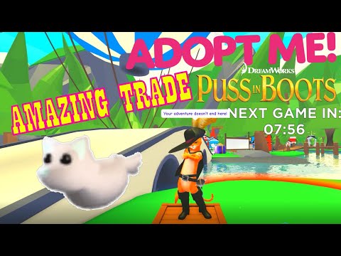 PUSS IN BOOTS ADVENTURE στο ROBLOX ADOPT ME! ΒΡΗΚΑΜΕ ΣΠΑΝΙΟ GHOST WOLF! | ARIADNIARTEMISTAR GAMING