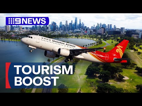 YouTube video thumbnail:  Melbourne Secures new Direct Flights From China