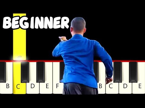 Blue Shirt Guy Dance - Fast and Slow (Easy) Piano Tutorial - Beginner