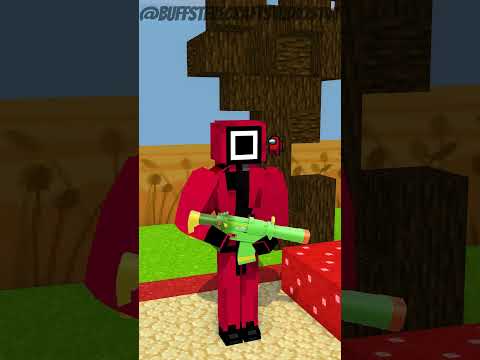 HELP HEROBRINE DRAW SquidGame DOLL ( Imagine Dragons ) #minecraftshorts #Shorts #minecraft   #bones