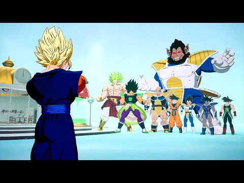 Todas las Citas Especiales de Super Vegito con Saiyajin puros en Sparking Zero