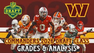 Grades and Breakdown of the Commanders 2026 Draft Class. Best Draft Class in the NFL?