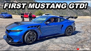 SPOTTED Jay Leno's New Mustang GTD  In the Mountains! First Customer Delivery