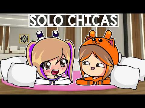 Tenemos una PIJAMADA SOLO de CHICAS en Brookhaven Roblox