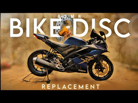 Yamaha R15 V3 Disc Brake Replacement | ASMR & Cinematic Moto Wrenching!