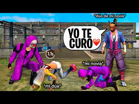 INVITAMOS A NUESTROS DÚOS  PARA JUGAR una PARTIDA JUNTOS 😂 *salio mal* FREE FIRE