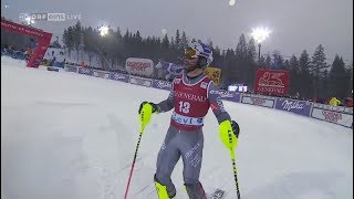 Alexis PINTURAULT 2nd run (8th place) SL - LEVI (FIN) 2017