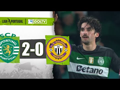 GOLAZO de TRINCAO y LOS LEONES SIGUEN PRIMEROS | Sporting 2-0 Nacional | Liga Portugal 2025