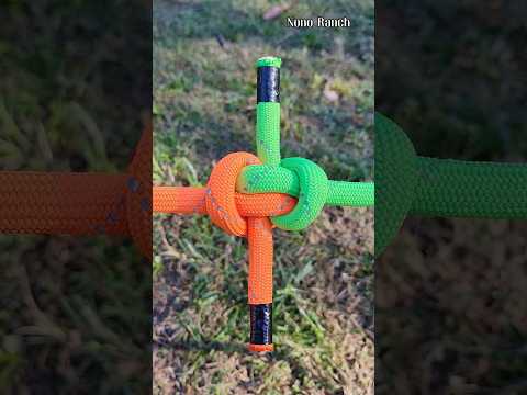 Aprende esta forma súper práctica para unir dos cuerdas 💯😉 @nonoranchadventure8397
