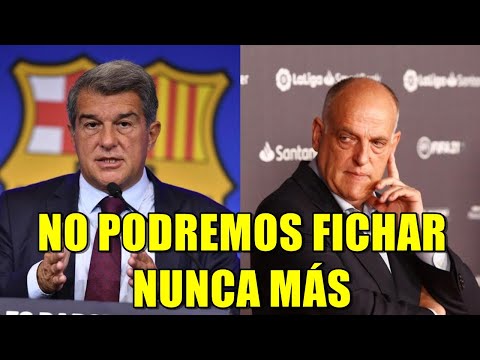 TEBAS: "EL BARÇA NO VOLVERÁ A FICHAR NUNCA MÁS... " | DESAHOGO PROGRESIVO