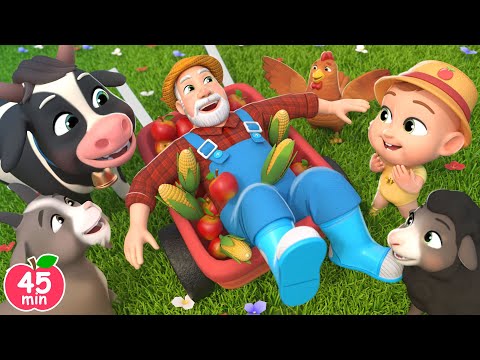 The Farmer In The Dell Song + MORE Lalafun Nursery Rhymes & Kids Songs