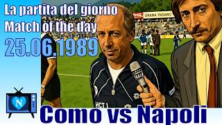 La partita del giorno | Match of the day | 25 giugno 1989  | Como vs Napoli