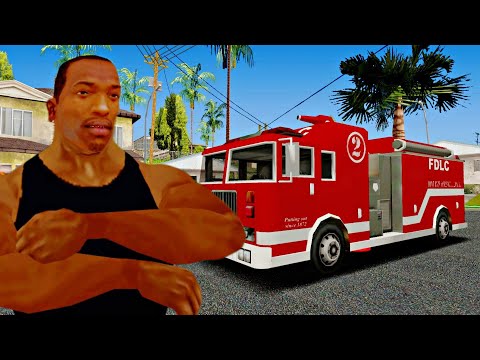 CJ trabaja de Bombero - GTA: San Andreas Loquendo.