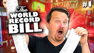 Viewer Party WORLD RECORD BILL paid for with Casino Wins!
