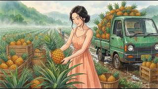 Harvesting Sweet Pineapples & Homemade Cooking | Cozy ASMR | Cozy Cooking & Nature Sounds