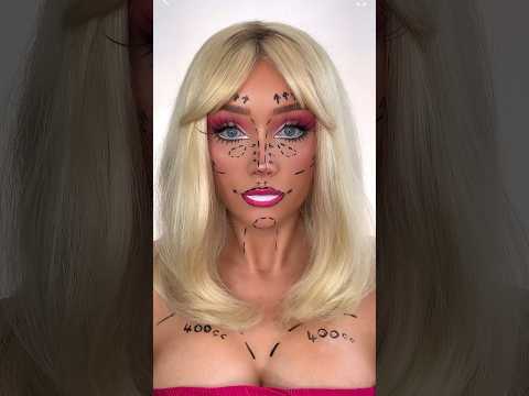 Not your Barbie girl ? #barbiegirl #barbie #barbiemovie #makeuptransformation #makeup #lipsync