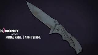 Nomad Knife Night Stripe Gameplay