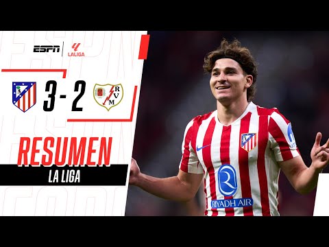 HAT-TRICK TOP DE JULIÁN PARA QUE EL ALETI VUELVA AL TRIUNFO | Atl. Madrid 3-2 R. Vallecano | RESUMEN