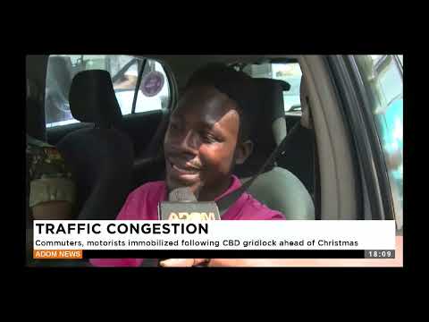 Traffic Congestion: Commuters, motorists immobilized following CBG gridlock ahead of Christmas.