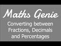 Converting Between Decimals and Percentages