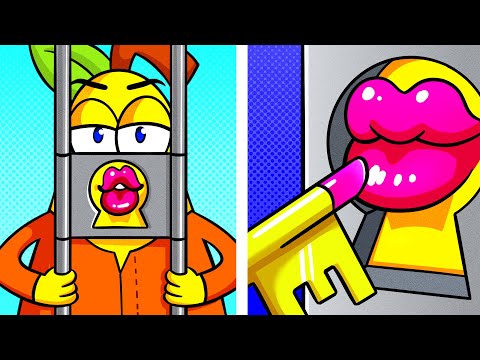 Makeup in Jail?! These Beauty Tricks Are ILLEGAL 😂 | Pear Vlogs Criminal Story