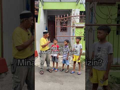 Apa artinya Minal Aidin Wal Faizin? #shorts