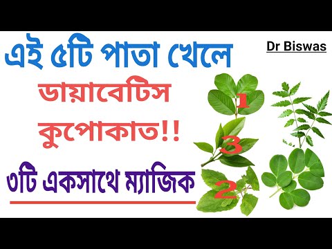 এই ৫টি পাতা খেলেই ডায়াবেটিস নিয়ন্ত্রণে চলে আসবে - Eat 5 Leaves for Diabetes control । Dr Biswas