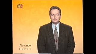 2.2.1995 - ČT1 - závěr událostí, upoutávky, reklamy, šťastných 10, hlasatel