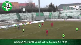 FK Baník Most 1909 vs. FK Ústí nad Labem 0:1 (0:1)