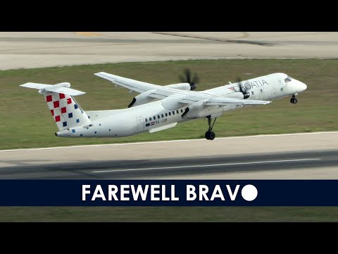 FAREWELL BRAVO - Croatia Airlines Bombardier Dash 8 Q400 9A-CQB - Takeoff