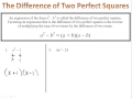 Difference of Squares and Perfect Squares