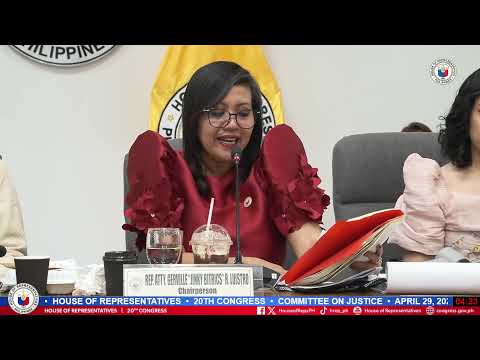 COMMITTEE ON JUSTICE (APRIL 29, 2026)