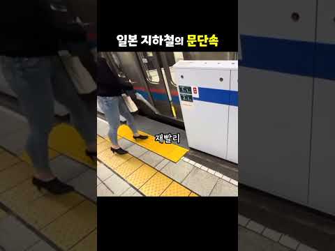 일본 지하철의 문단속