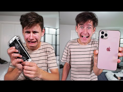 DESTROYING My Brothers IPHONE, Then BUYING Him The IPHONE 11 PRO