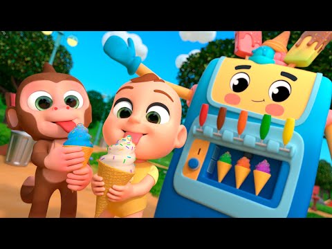 Big Ice Cream Machine Song! Healthy Habits at Park! | Lalafun Nursery Rhymes & Kids Songs