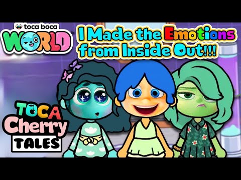 I made The Emotions from Inside Out - Let's Play Toca Life World!